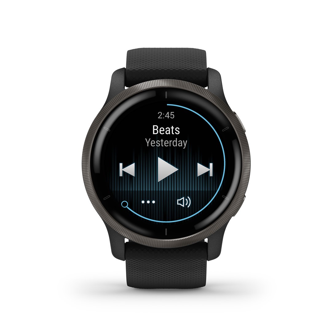 Garmin Venu 2 3.3 cm (1.3") AMOLED 45.4 mm Digital 416 x 416 pixels Touchscreen Wi-Fi GPS (satellite)