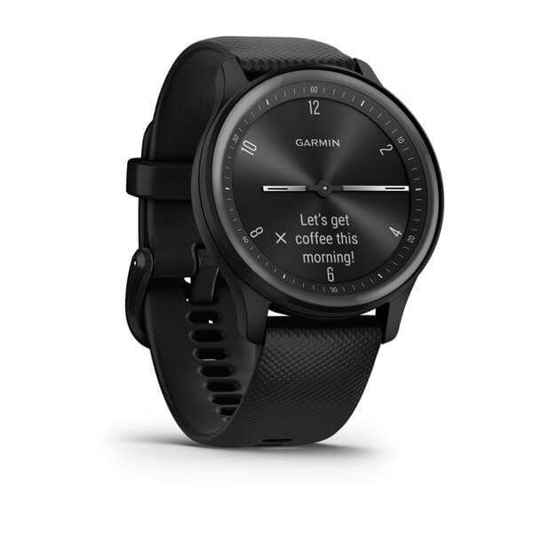 Garmin vÃvomove Sport OLED 40 mm Digital 72 x 154 pixels Touchscreen Black GPS (satellite)