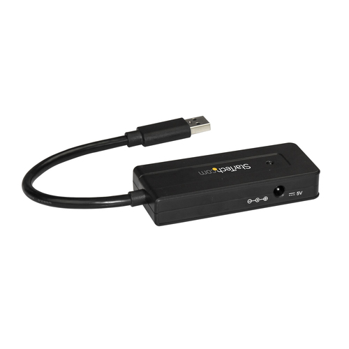 StarTech.com 4 Port USB 3.0 Hub (SuperSpeed 5Gbps) with Fast Charge – Portable USB 3.1 Gen 1 Type-A Laptop/Desktop Hub - USB Bus Power or Self Powered for High Performance – Mini/Compact~4 Port USB 3.0 Hub (SuperSpeed 5Gbps) with Fast Charge – Portable USB 3.2 Gen1 Type-A Laptop/Desktop Hub - USB Bus Power or Self Powered for High Performance – Mini/Compact