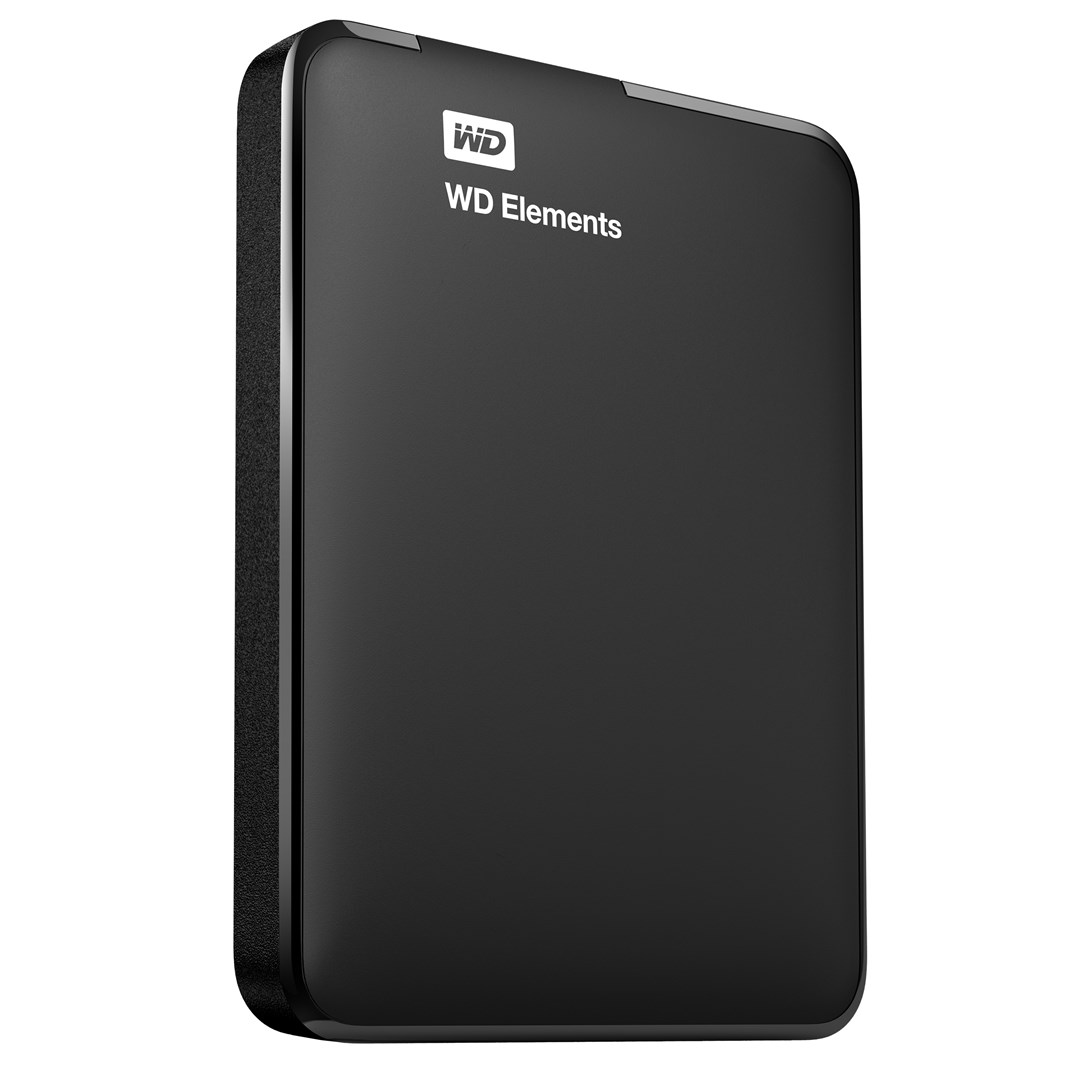 Western Digital Elements Portable external hard drive 4 TB 2.5" USB 3.2 Gen 1 (3.1 Gen 1) Black