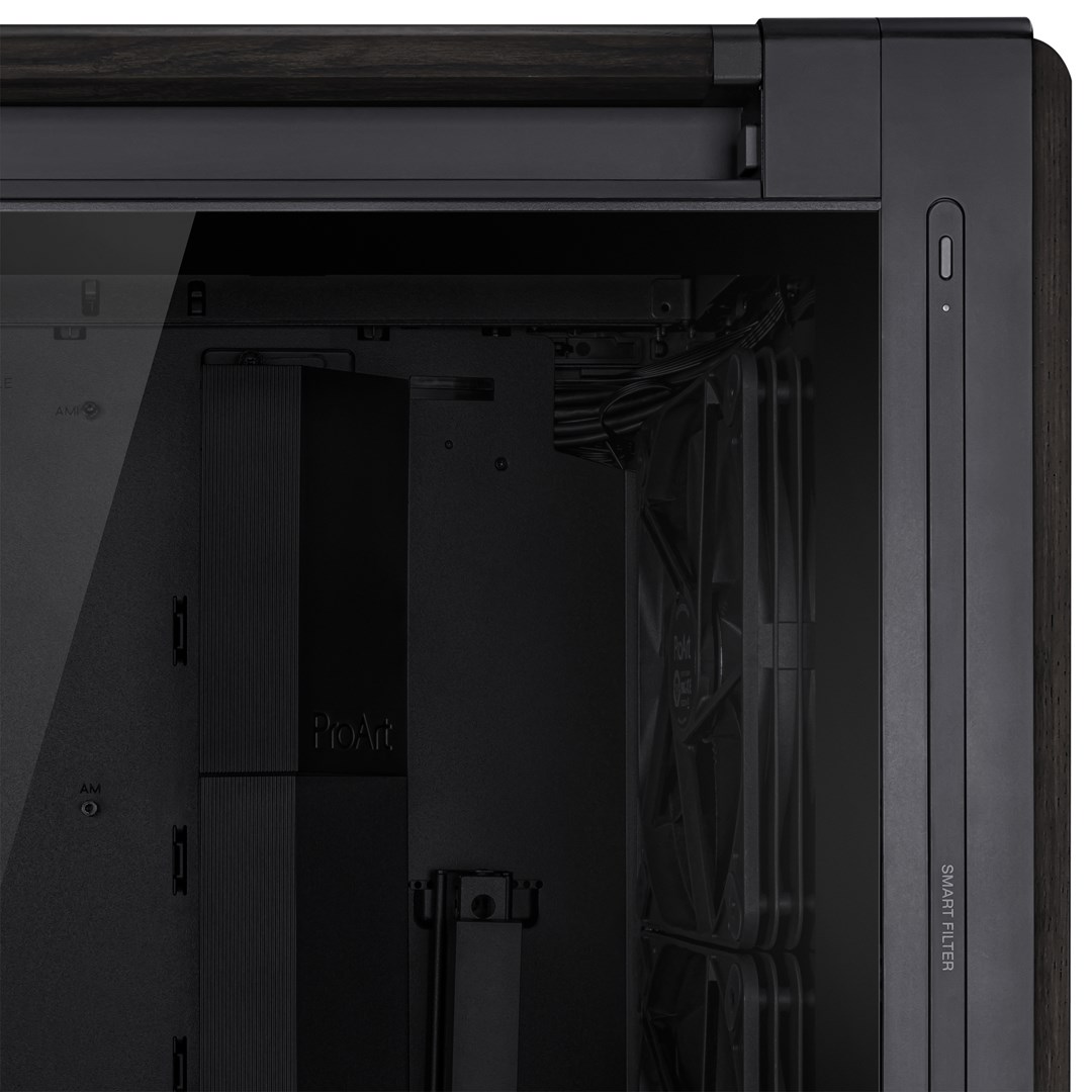 ASUS ProArt PA602 Wood Edition Midi Tower Black
