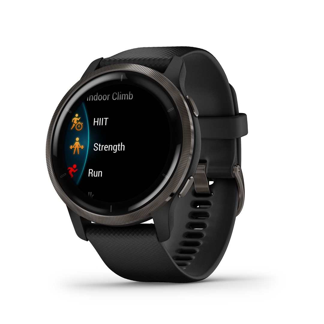 Garmin Venu 2 3.3 cm (1.3") AMOLED 45.4 mm Digital 416 x 416 pixels Touchscreen Wi-Fi GPS (satellite)