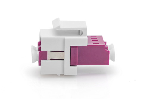 Digitus Fiber optic LC/LC duplex coupler, Multimode-OM4, Keystone module