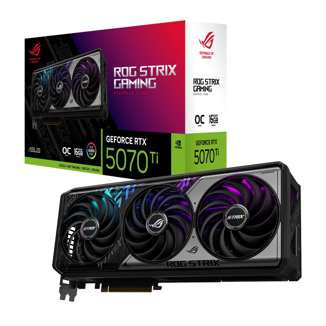 ASUS ROG -STRIX-RTX5070TI-O16G-GAMING NVIDIA GeForce RTX 5070 Ti 16 GB GDDR7