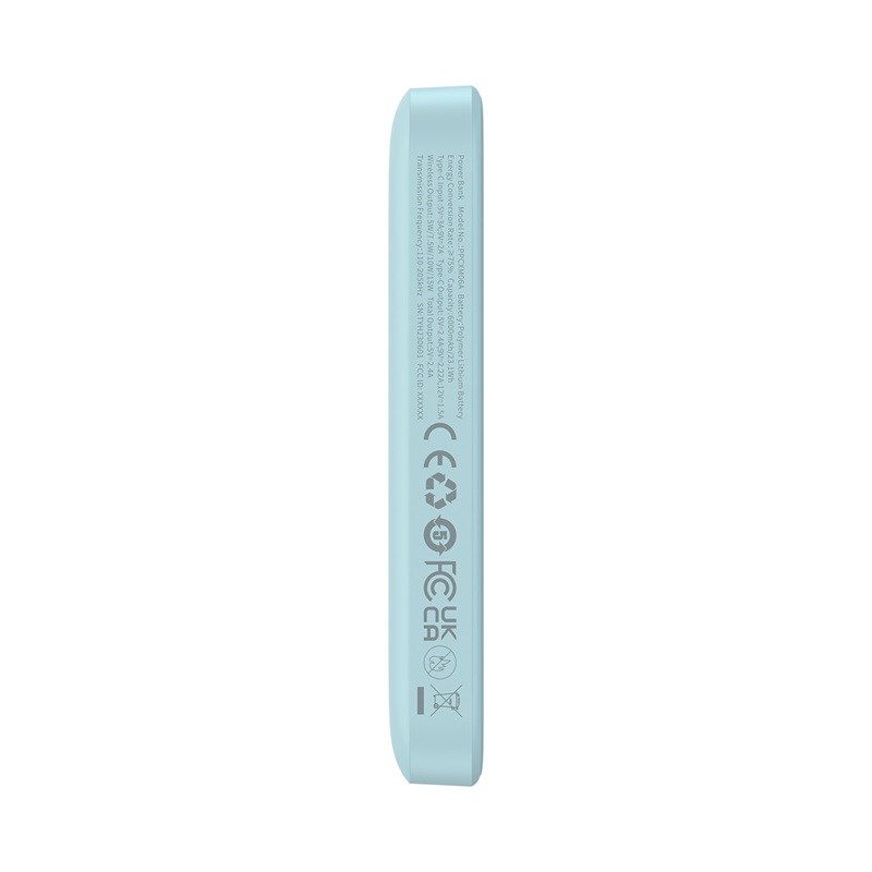 Baseus Magnetic Mini Air P10059002313-00 Lithium polymer power bank 6000 mAh Blue
