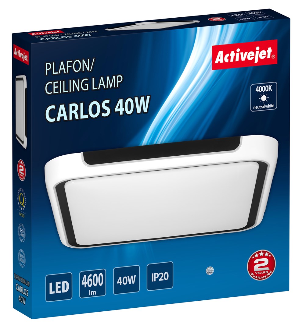 Activejet LED ceiling light AJE-CARLOS 40W