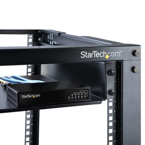 StarTech.com Unmanaged 2.5G Switch - 5 Port Gigabit Switch - 2.5GBASE-T Unmanaged Ethernet Switch - Ethernet Splitter - Din Rail or Wall Mount - Multi-Gigabit - Auto-MDIX - 9K Jumbo