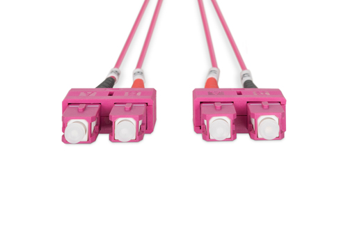 Digitus Fiber Optic Multimode Patch Cord, OM4, SC / SC