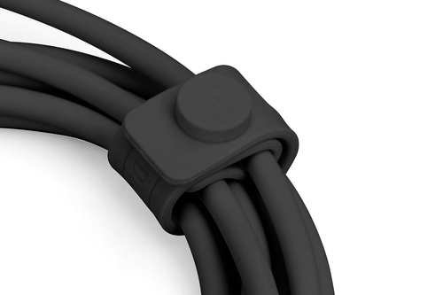 Digitus Lightning silicone connection cable, USB-C - Lightning, 0.5m, black