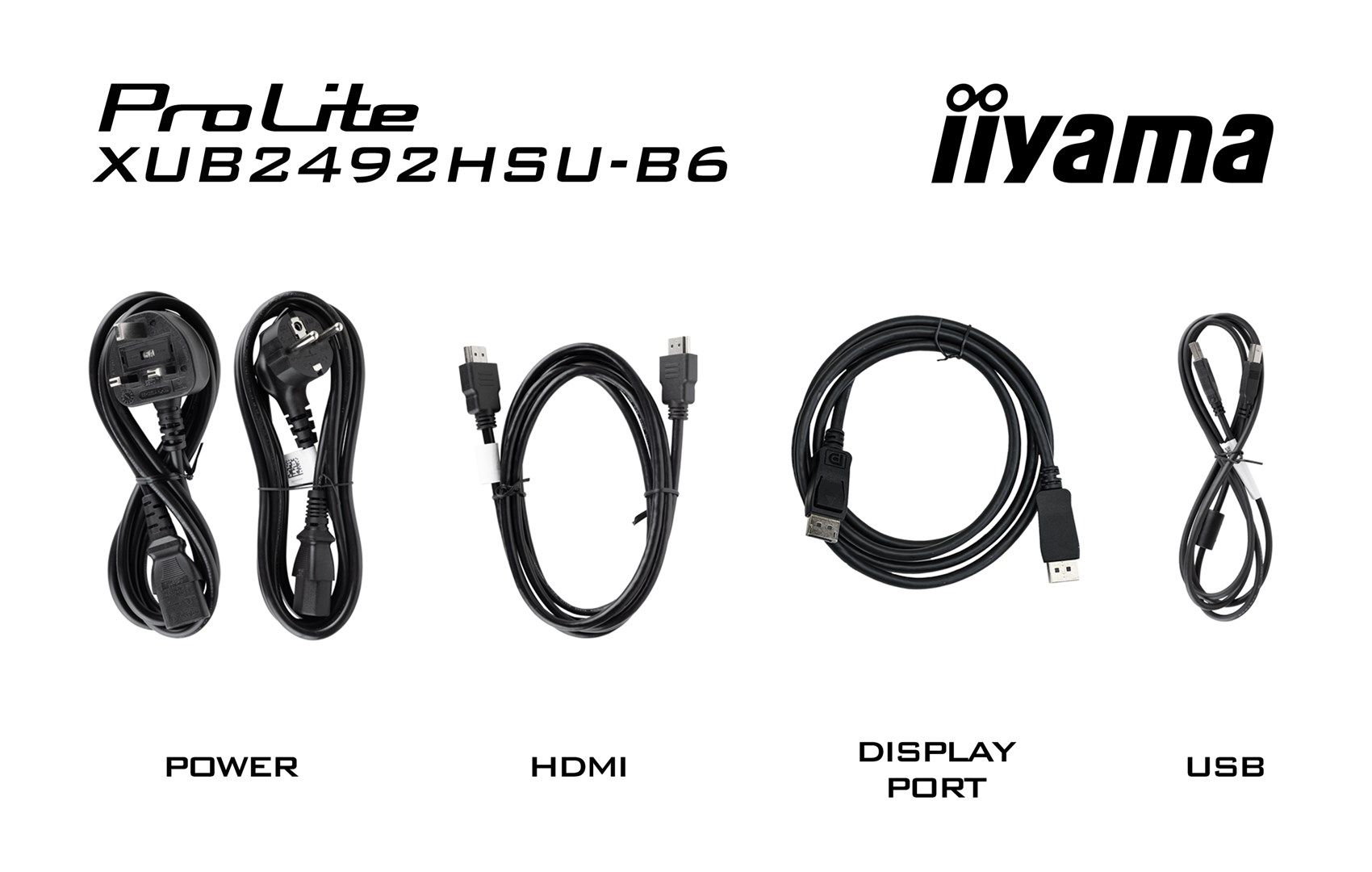 iiyama 24” IPS technology panel with height adjustable stand and 100Hz refresh rate
