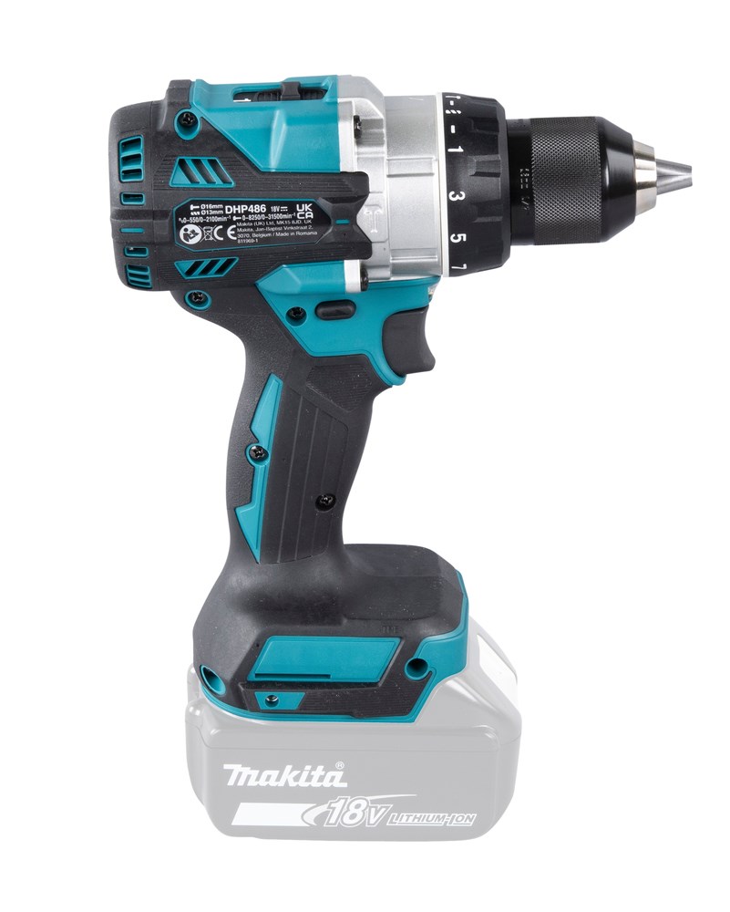 Makita DHP486Z drill 2100 RPM 2.7 kg Black  Blue