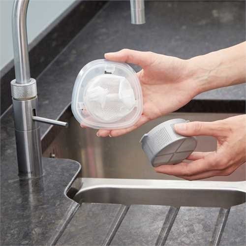 Black & Decker NVC220WC-QW handheld vacuum Chrome  Titanium  Transparent Bagless