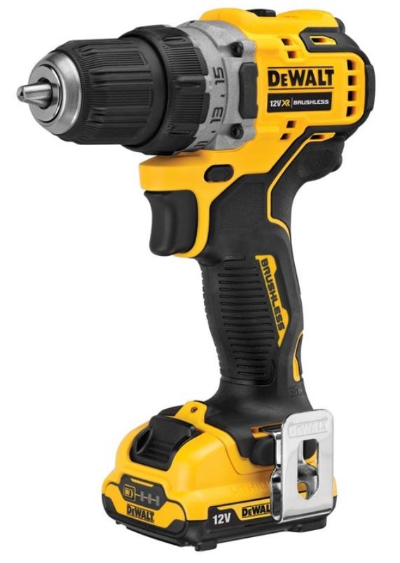 DEWALT DCD701D2-QW Cordless Drill 2x 12V 2Ah XR TSTAK Black  Yellow