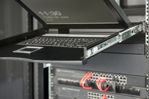 Digitus DS-72221-6CH rack console 48.3 cm (19") 1920 x 1080 pixels Black 1U