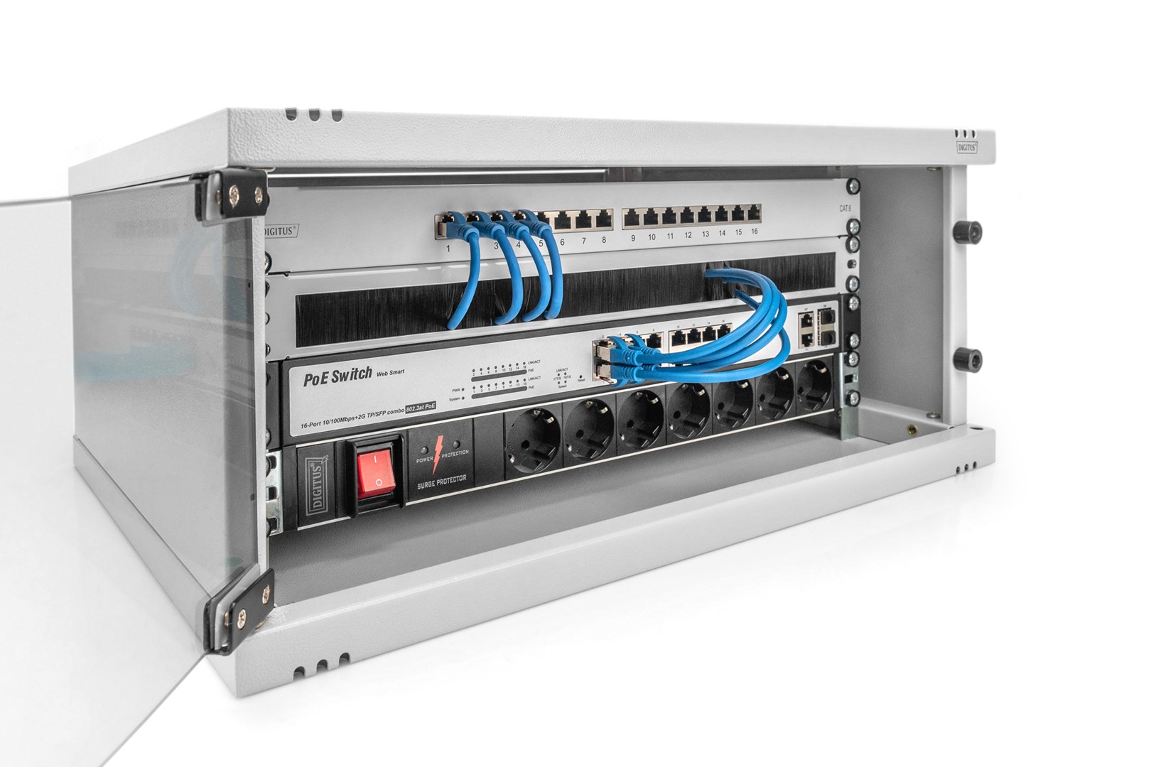 Digitus Wall Mounting Cabinet, SOHO, unmounted - 540x400 mm (WxD)