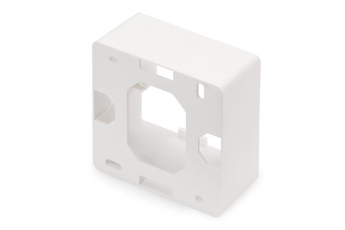 Digitus Surface Mountbox 80x80 mm for Keystone Walloutlet, German Type