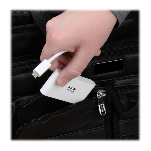 Tripp Lite U460-004-4A-C 4-Port USB-C Hub, USB 3.x (5Gbps), 4x USB-A Ports, 60W PD Charging, White