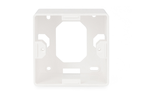 Digitus Surface Mountbox 80x80 mm for Keystone Walloutlet, German Type