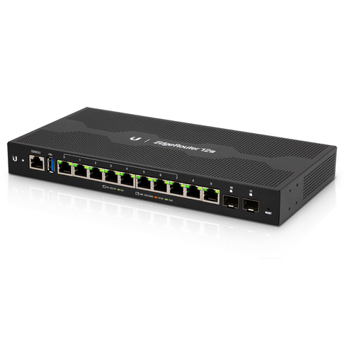Ubiquiti EdgeRouter 12P wired router Gigabit Ethernet Black