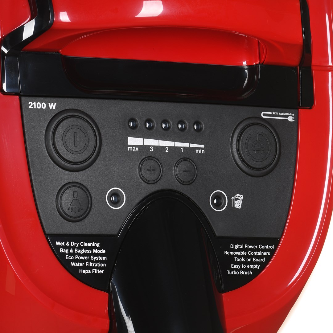 Bosch Serie 4 BWD421PET vacuum 5 L Cylinder vacuum Dry&wet 2100 W