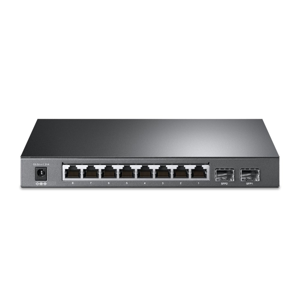 TP-Link JetStream 10-Port Gigabit Smart Switch with 8-Port PoE+