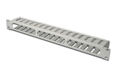 Digitus Cable Management Panel with detachable cover for 483 mm (19“) cabinets, 1U