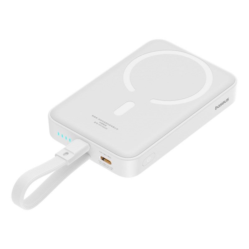 Baseus P10022109223-00 Lithium polymer (LiPo) power bank 10000 mAh Wireless charging White