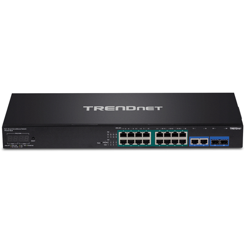Trendnet TPE-3018LS network switch Managed Gigabit Ethernet (10/100/1000) Power over Ethernet (PoE) 1U Black
