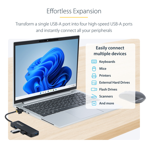 H5A4A-USB-HUB - Cables & Adaptors by StarTech.com