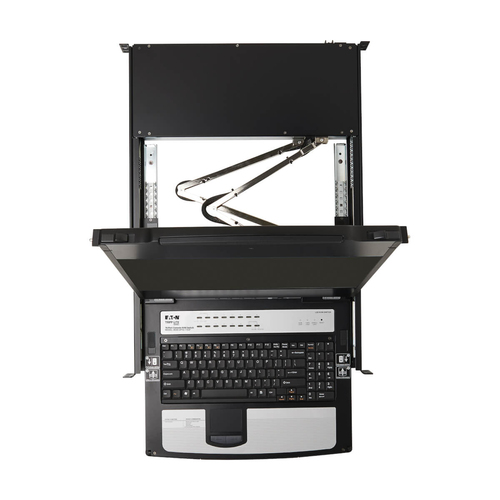 Tripp Lite B030-DP16-17DIP NetDirector 16-Port DisplayPort KVM Switch Console with 17 in. LCD, IP Remote Access, Dual Rail, 1U Rack-Mount
