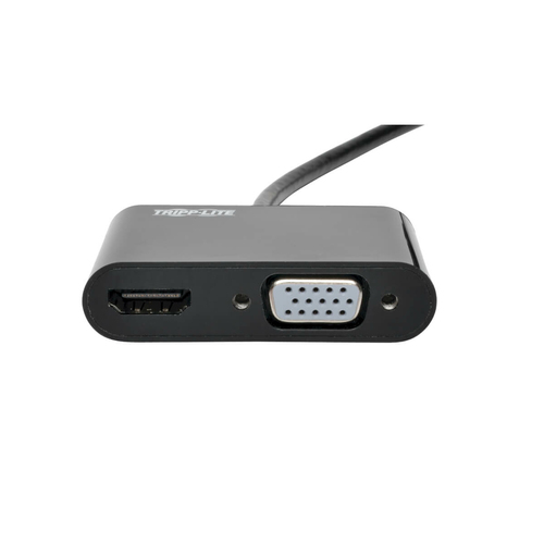 Tripp Lite P136-06N-HVV2BP DisplayPort to VGA/HDMI All-in-One Converter Adapter, DP ver 1.2, 4K 30 Hz HDMI, 50 Pack