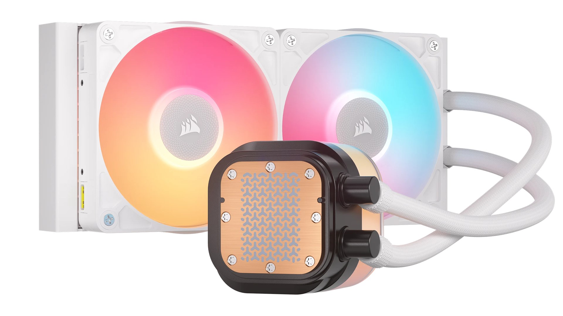 Corsair iCUE LINK TITAN 240 RX LCD Processor All-in-one liquid cooler 12 cm White 1 pc(s)