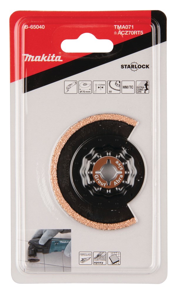 Makita B-65040 jigsaw/scroll saw/reciprocating saw blade Tungsten Carbide (TC) 1 pc(s)