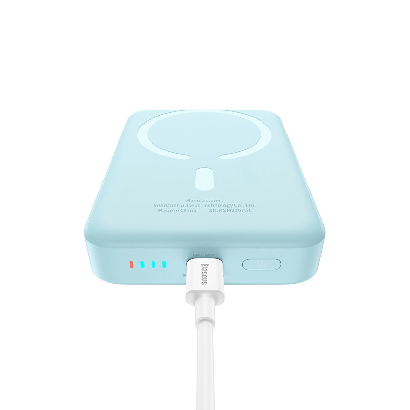 Baseus P10059001313-00 Lithium polymer (LiPo) power bank 10000 mAh Wireless charging Blue