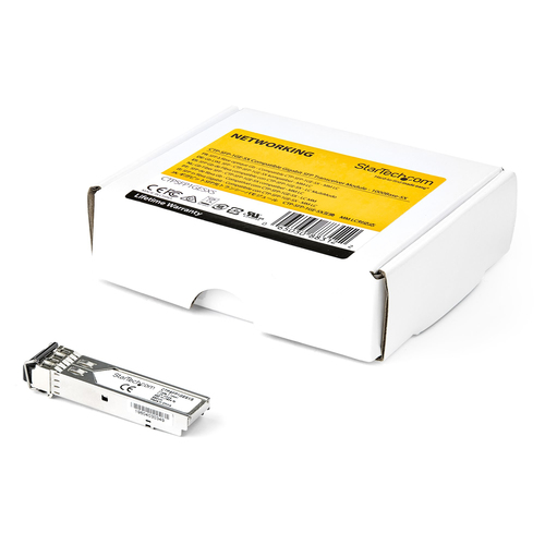 StarTech.com Juniper CTP-SFP-1GE-SX Compatible SFP Module - 1000BASE-SX - 1GbE Multimode Fiber MMF Optic Transceiver - 1GE Gigabit Ethernet SFP - LC 550m - 850nm - DDM