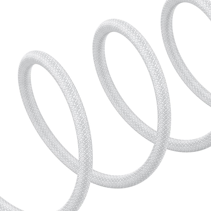 Baseus Gem USB to IP 2.4A fast charging cable 2 m White