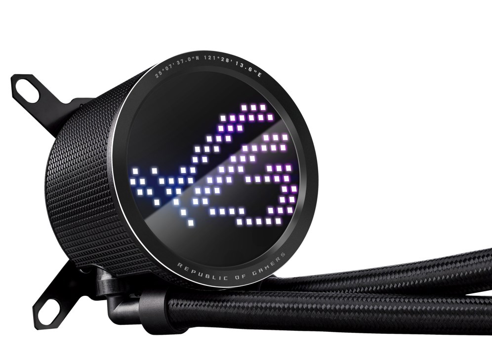 ASUS ROG Ryuo III 240 ARGB Processor Liquid cooling kit 12 cm Black