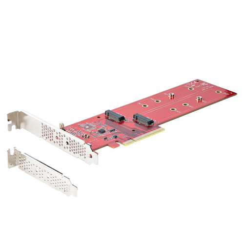 DUAL-M2-PCIE-CARD-B - Cables & Adaptors by StarTech.com