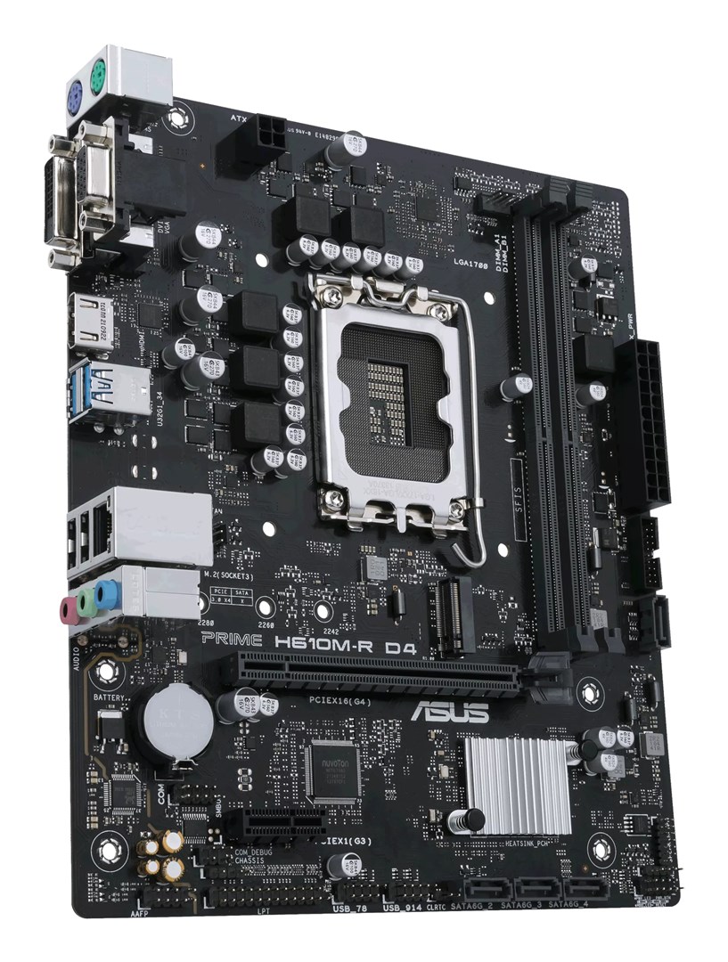 ASUS PRIME H610M-R D4 Intel H610 LGA 1700 micro ATX
