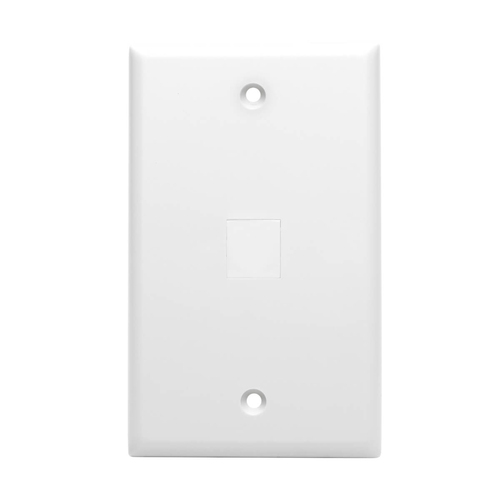 Tripp Lite N040-010-WH Snap-In Blank Keystone Jack Insert, White, 10 Pack, TAA
