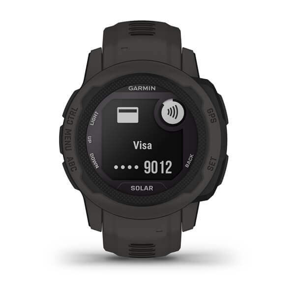 Garmin Instinct 2S Solar 2.01 cm (0.79") MIP 40 mm Digital 156 x 156 pixels Graphite GPS (satellite)