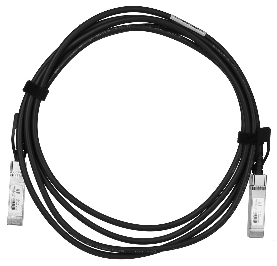 Ubiquiti UniFi Direct Attach 3m InfiniBand/fibre optic cable Black