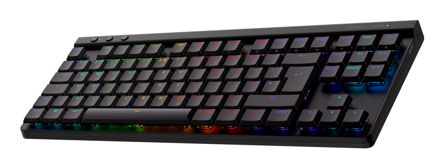 Logitech G515 keyboard Gaming RF Wireless + Bluetooth QWERTZ Czech Black