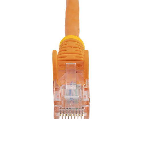 StarTech.com Cat5e Ethernet Patch Cable with Snagless RJ45 Connectors - 5 m, Orange