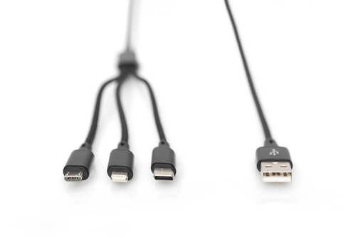 Digitus 3-in-1 charging cable
