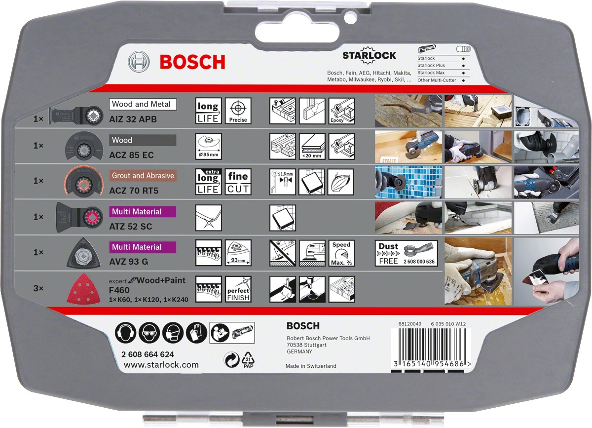 Bosch 2 608 664 624 multifunction tool attachment Blade set