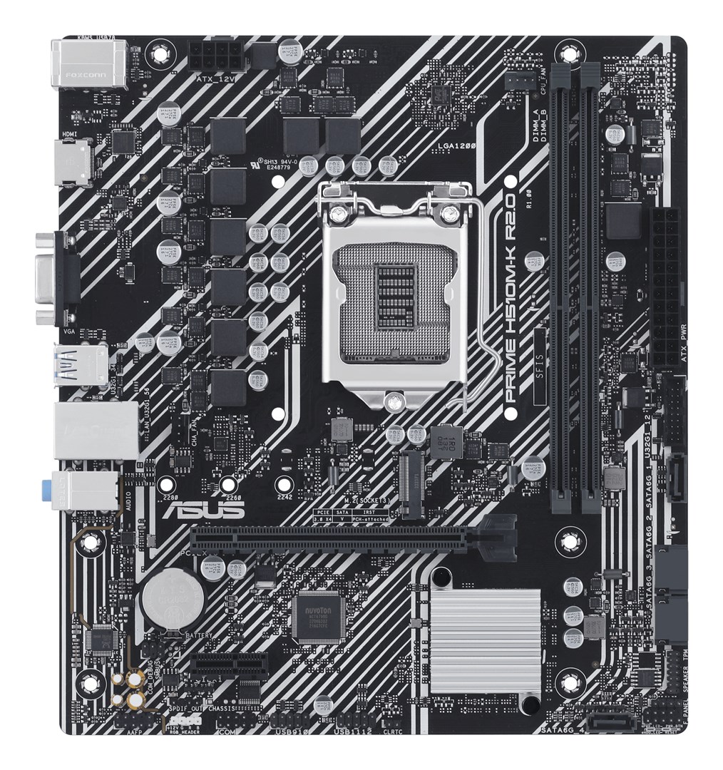 ASUS PRIME H510M-K R2.0 Intel H510 LGA 1200 (Socket H5) micro ATX