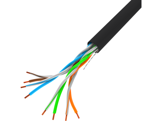Lanberg LCU5-10CC-0305-BK networking cable Black 305 m U/UTP (UTP)
