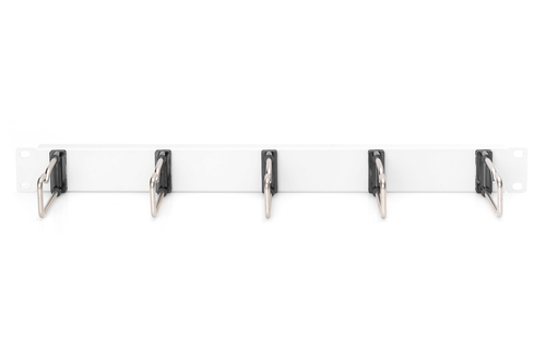 Digitus Cable Management Panel with Steel Rings for 482.6 mm (19") Cabinets, 1U