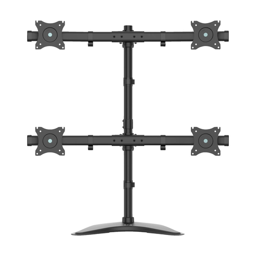 Tripp Lite DDR1327MQ Quad-Display Desktop Monitor Stand for 13” to 27” Flat-Screen Displays
